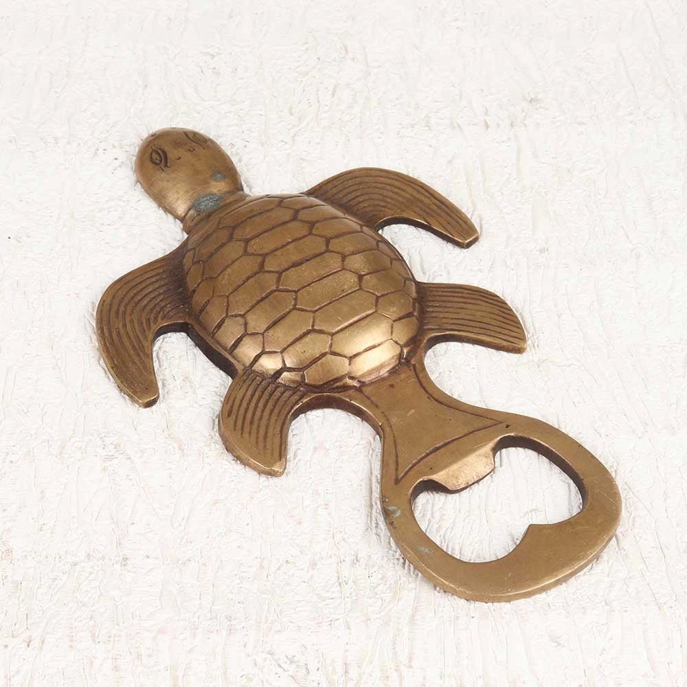 Vintage Turtle Solid Brass Bottle Opener - ArtyCraftz