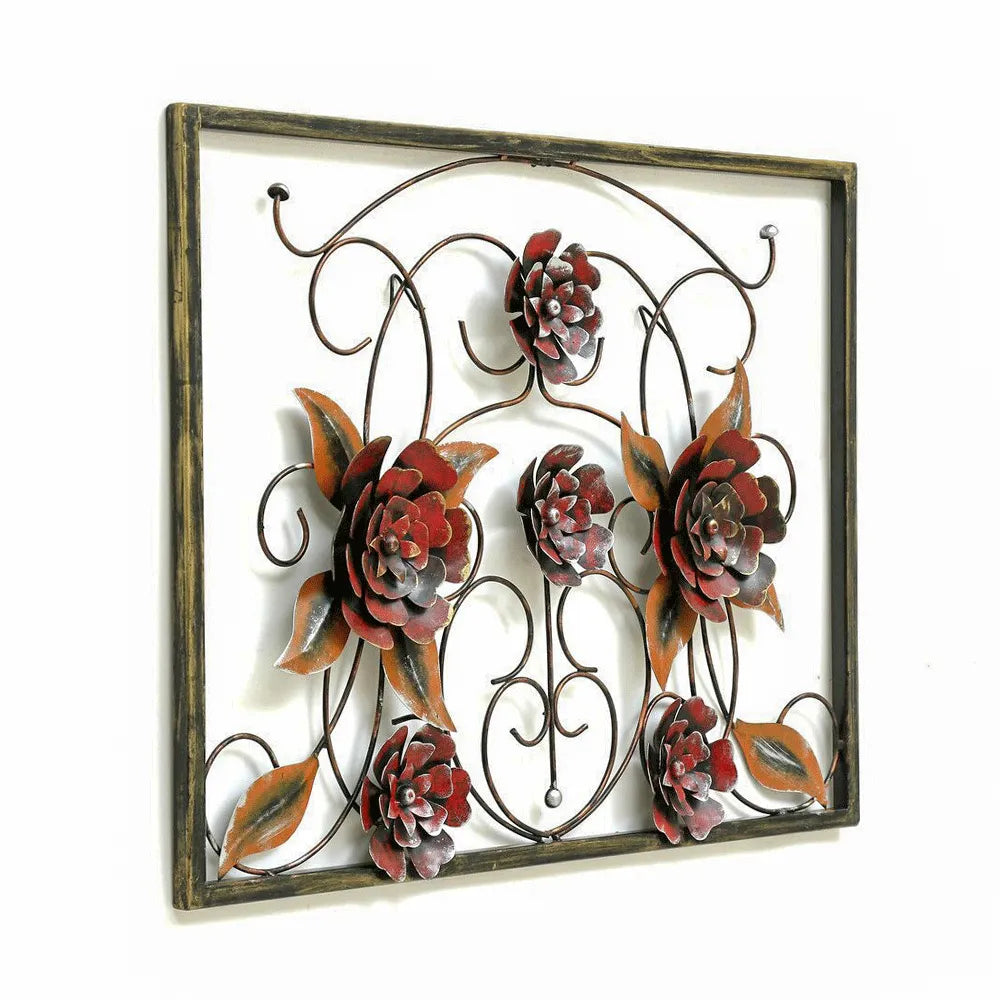 Handcrafted Metal Patti Frame Wall Decor