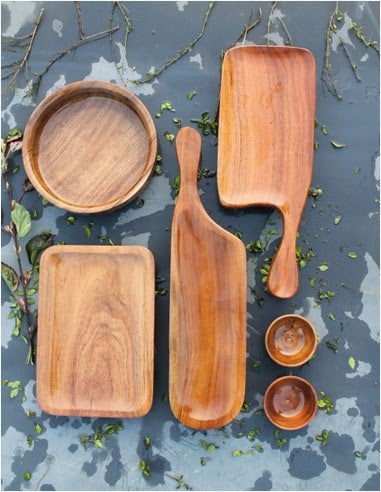 Wooden Tray, Platter & Bowls - ArtyCraftz