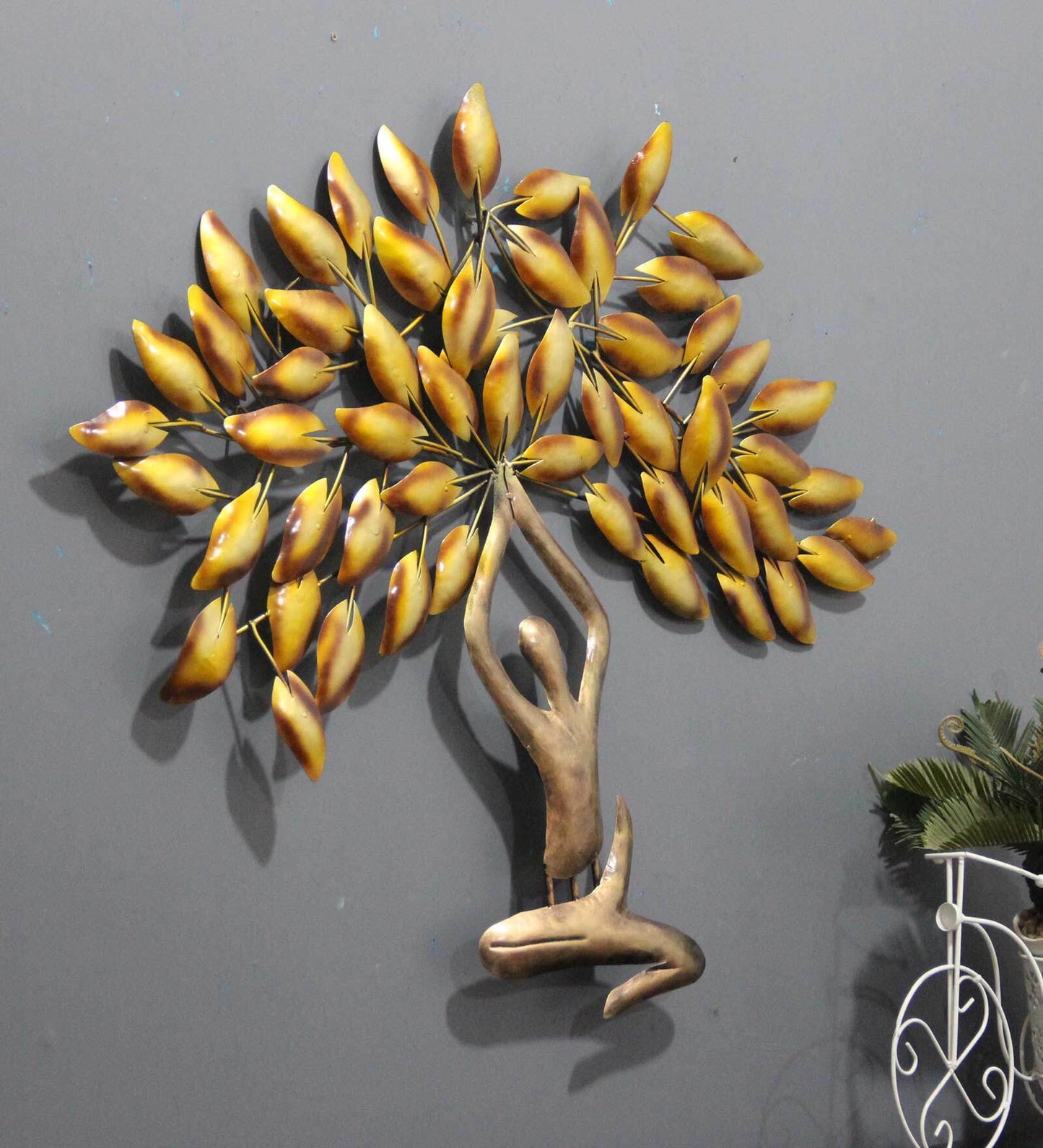 Yoga Antique Wall Tree Decor