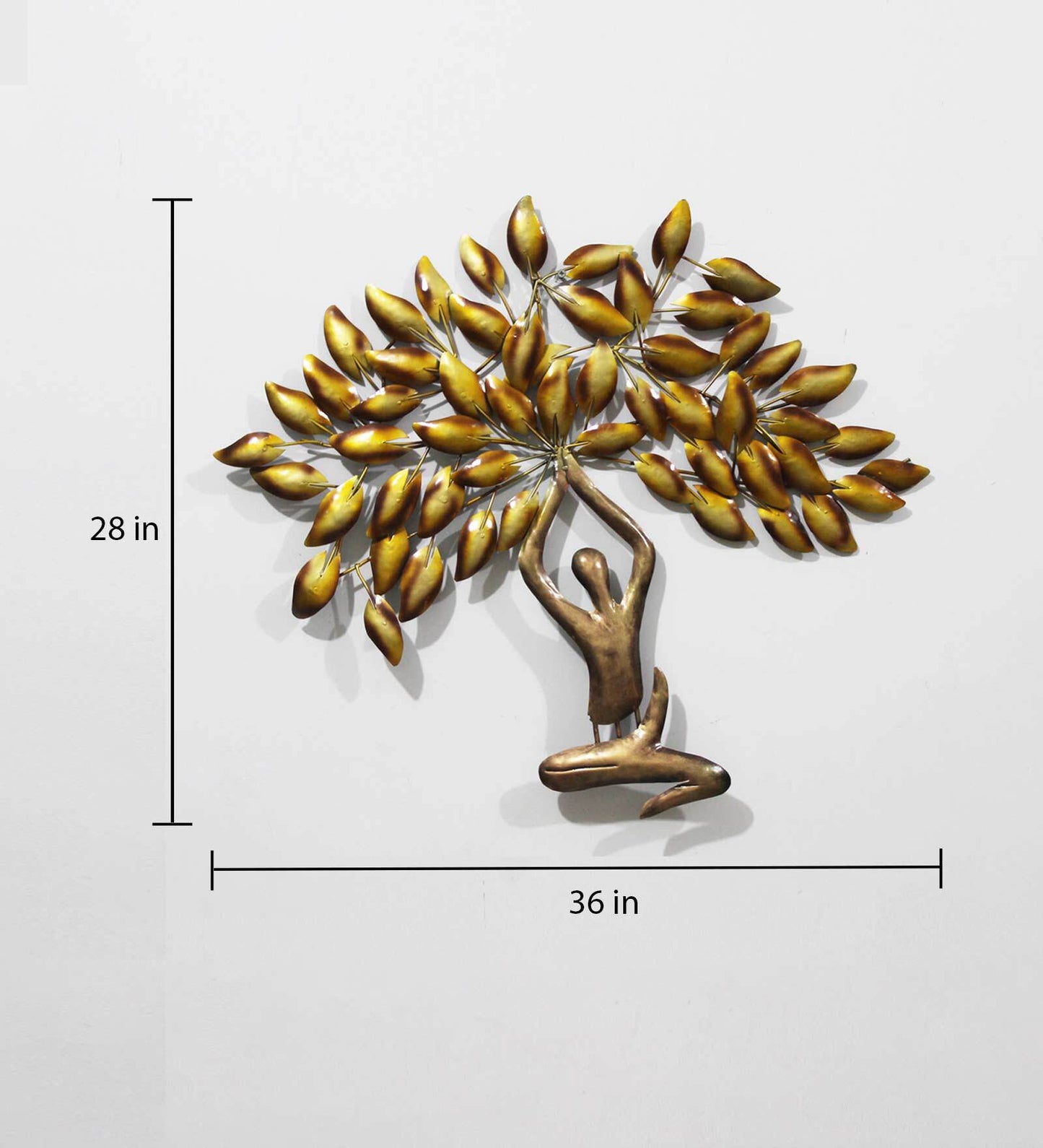 Yoga Antique Wall Tree Decor