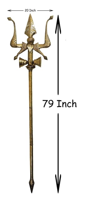 Brass Trishul