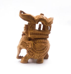 Handcarved 5 inches AMBABARI ELEPHANT DOWN TRUNK