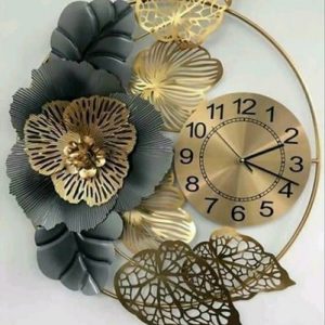 Flower Design Wall Clock
