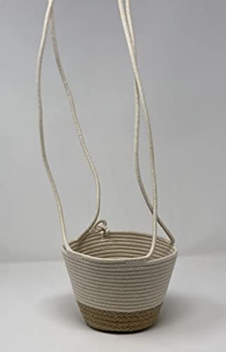 Handwoven Storage Basket for Decor, Living Room, Bathroom, Office