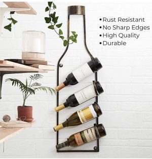 Metal Wine Bottle Rack