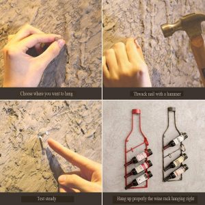 Metal Wine Bottle Rack