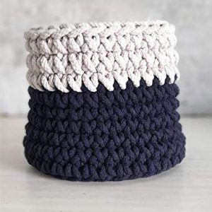 Handcrafted Woven Round Floral Pots Bag Natural Cotton Pot Bags