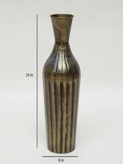 Handmade Multicolor Metal Dinos Vase