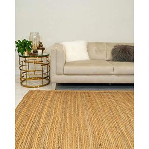 Rectangular Rugs with Natural Jute Size- 96×36 Inches
