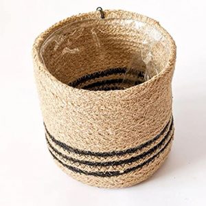 Handcrafted Woven Round Floral Pots Bag