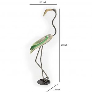 Handmade Metal Billed Pelican Figurine Showpiece Home Decor2