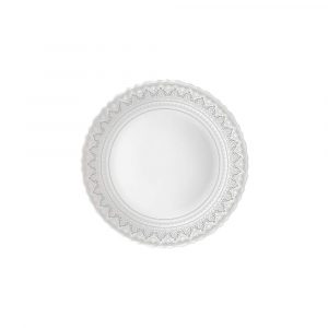 Larah by Borosil Classic Opalware Dinner Set, 27-Pieces, White