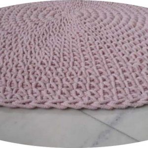 Handcrafted Round 90 cm Designer Circle Mat |Round Jute/Cotton Mat Rug/Jute/Cotton Mat Carpet for Livingroom, Bedroom, Dining Room(19)