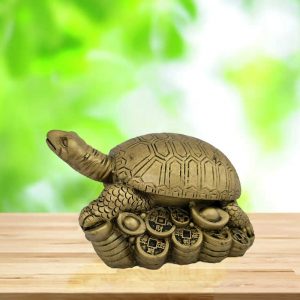 Tortoise on Wealth Ingots for Longetivity,Wealth, Power and Success