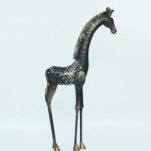 Handmade Iron Front Roman Giraffe Figurine Showpiece Home Decor