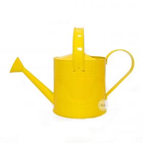 Metal Watering Can for Plants/Garden Decor, (Yellow) (37x17x26 cm)