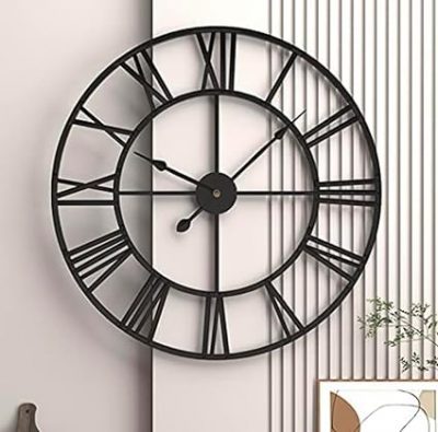 Handcrafted Metal Round Wall Clock