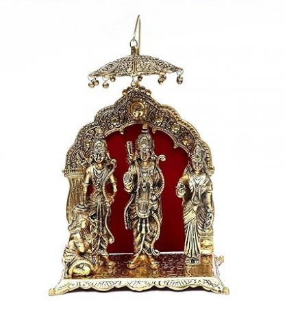 Handcrafted Brass Lord Ram Darbar for Showpiece