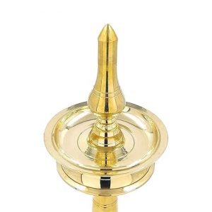 Handcrafted Brass Oil Lamp for Home Decor and Gifting 12 Inches