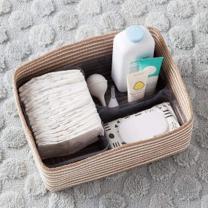 Handcrafted Storage Basket Beige Color (Laundry Baskets)