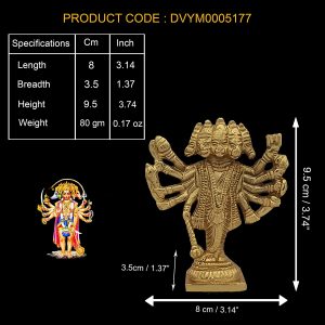 Hanuman Idol for Home Puja Room Decor Pooja Mandir Decoration Items Showpiece