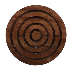 Handcrafted Wooden Labyrinth Maze Game