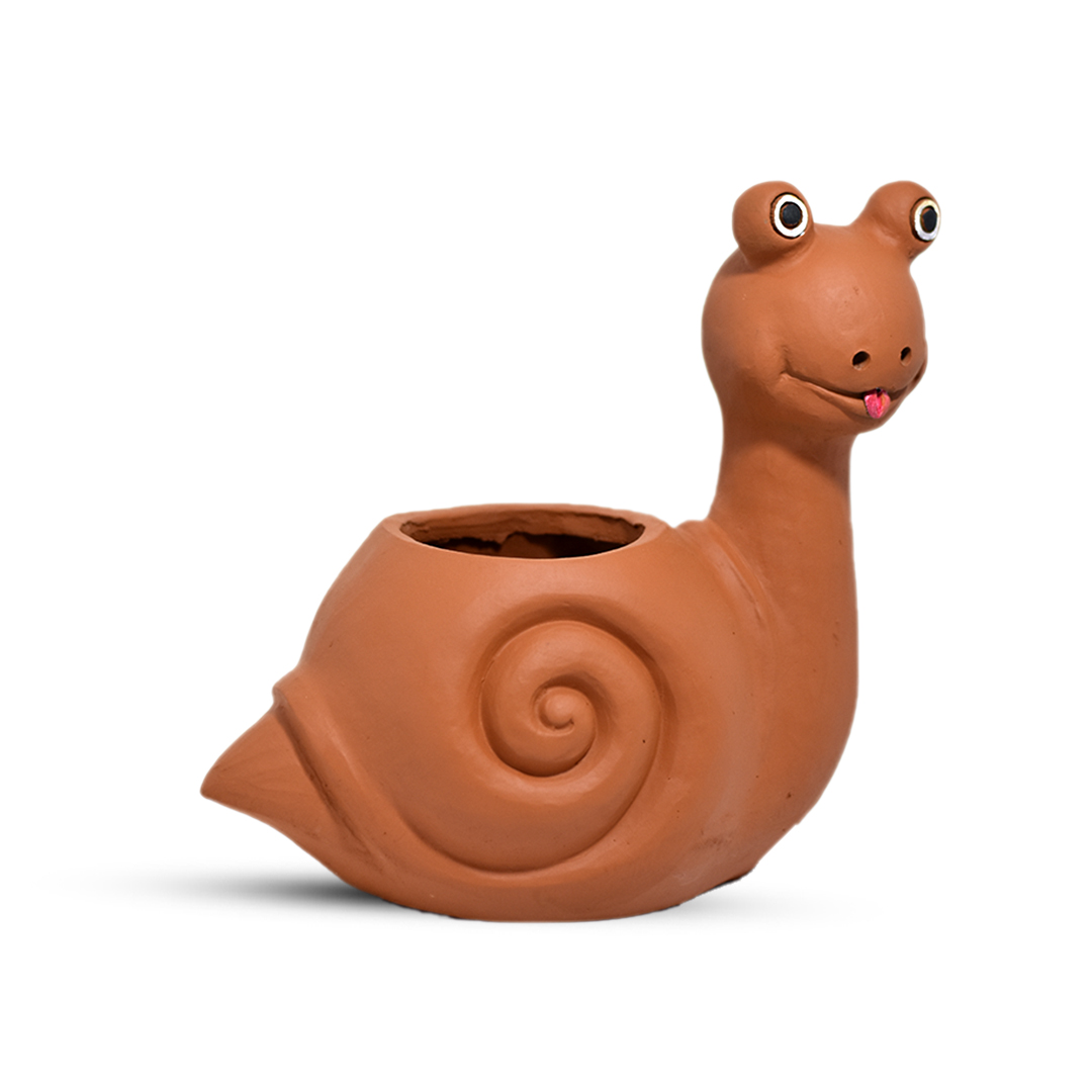 Handmade Snail Terracotta Planter for Home Decor and Gifting – Online Store  for Eco-friendly Lifestyle Items!