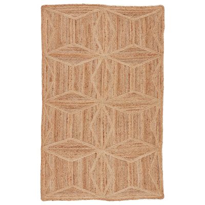 Handcrafted Rectangular Jute Mat |RectangularJute Mat Rug/Jute Mat Carpet for Livingroom, Bedroom, Dining Room (Beige-3, 4X3 FEET)