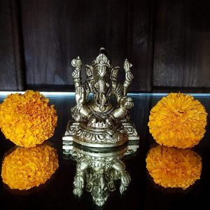 Ganesh Idol Home Temple Decor Mandir Room Decoration Accessories