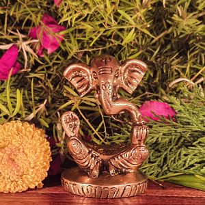 Ganesh God Idol Brass Statue Interior Decorative Showpiece