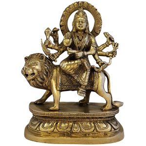 Brass Durga Idol