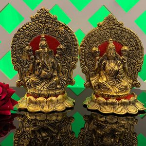 Laxmi Ganesha Idols for Home Decor Lakshmi Ganesh Ji Ki Murti God Idol