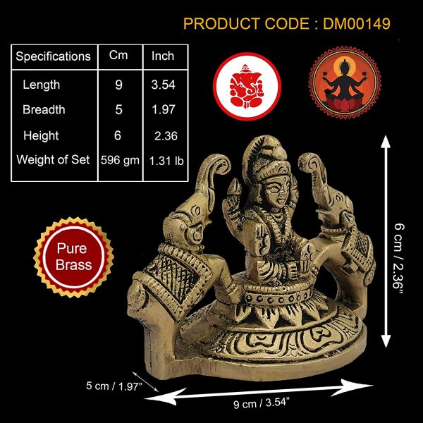 Laxmi Ganesh Idol for Home Temple Decor Mandir
