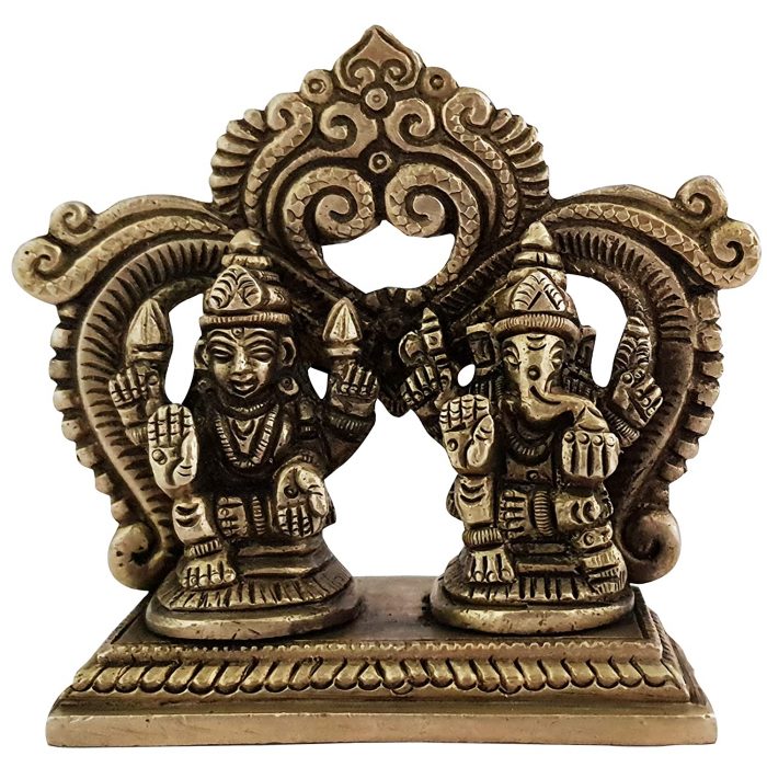 Laxmi Ganesh Idol for Home Puja Room Decor