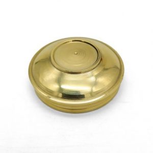 Handcrafted Brass 4 Inches Kerale Prasadam Uruli for Home Decor – (1 Brass urli)