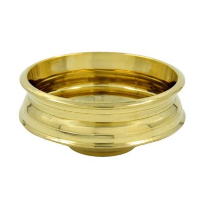 Handcrafted Brass 9 Inches Kerale Prasadam Uruli for Home Decor – (1 Brass urli)