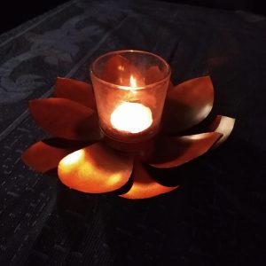 Lotus Shaped Tealight Candle Holder
