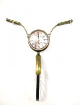 Wall clock with Cycle handle bar Design