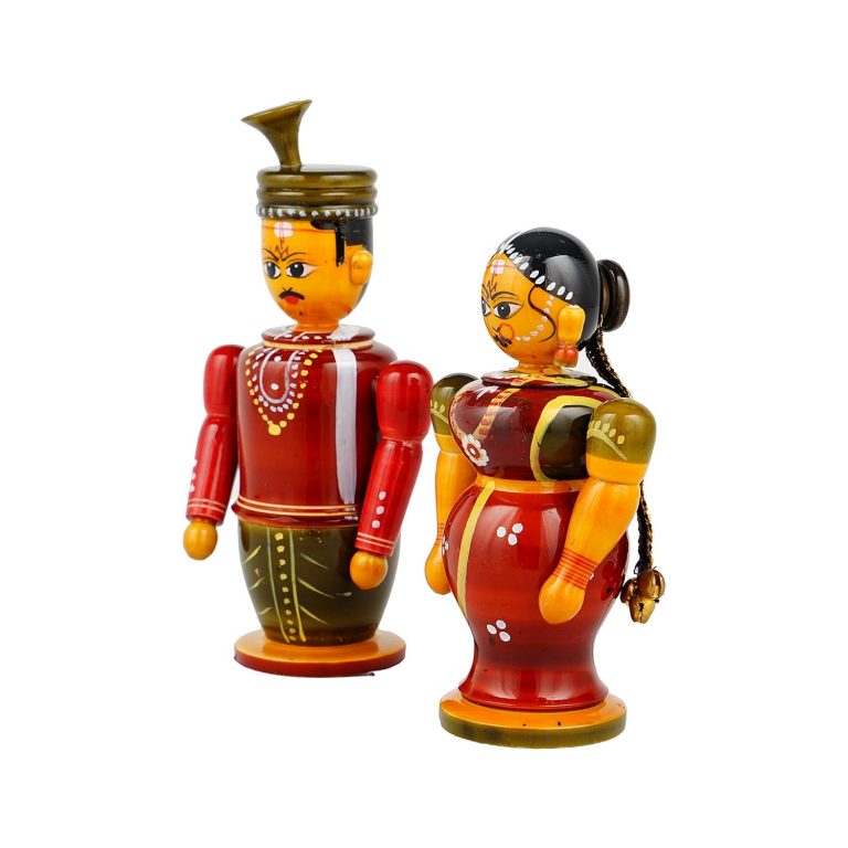 Etikoppaka Handcrafted Wooden Couples