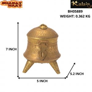 Handcrafted Brass Mukhwas Dhabro