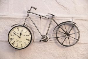 Handcrafted Metal Cycle Clock