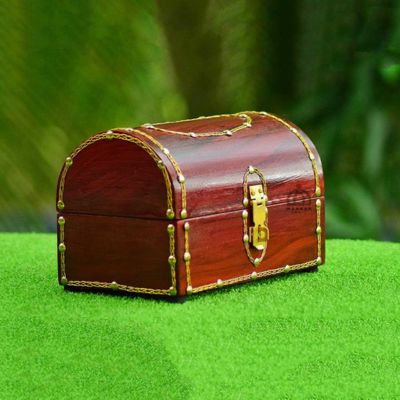 Handcrafted Vintage Wooden Jewelry Box (8)