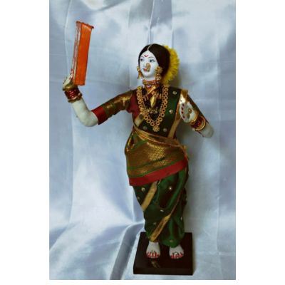 Handmade Marathi Woman Cotton Doll