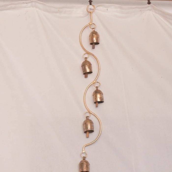 Copper Wall Hanging With 5 Bells
