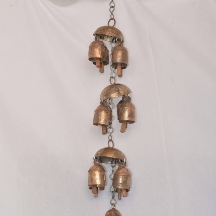 13 Bells Copper Wall Hanging Zhummar