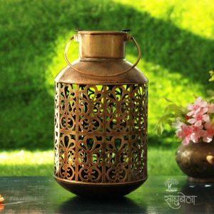 Handcrafted Barmeri Burni Pot – Wall Mount Diya Lantern