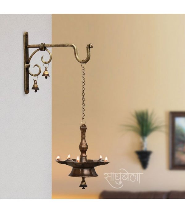 Handcrafted Panchmukhi Diya Lamp – Wall Decor