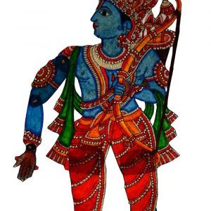 Handcrafted Rama Avatar Leather Puppet