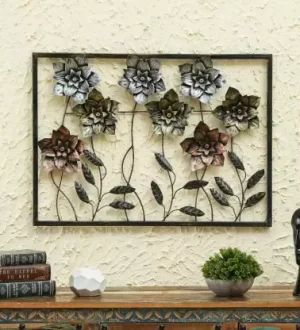 Multi color Flower Panel Frame